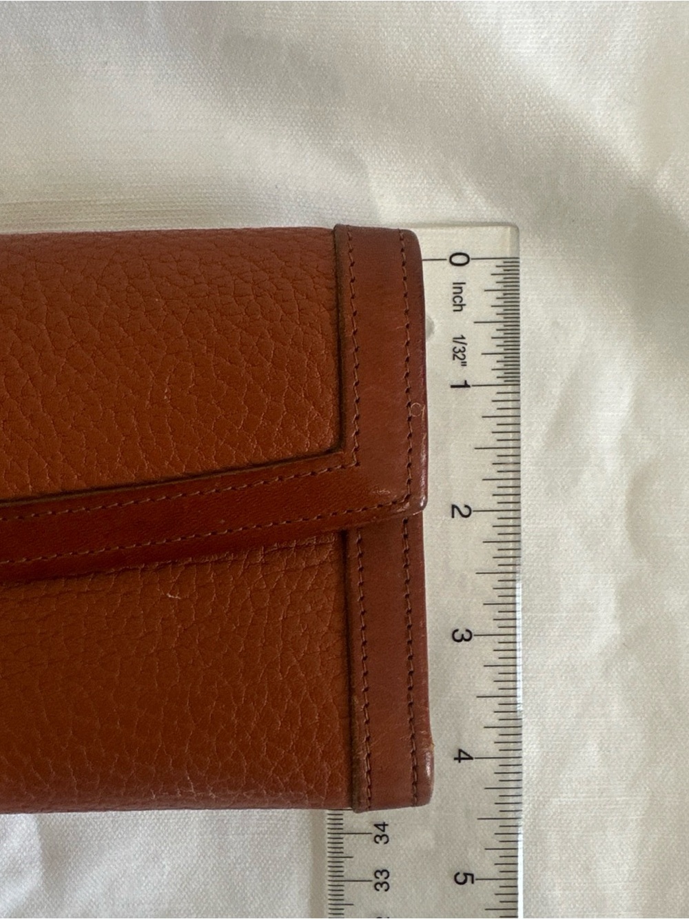 Dooney & Bourke Tan Pebbled Leather checkbook Wallet - Picture 13 of 13
